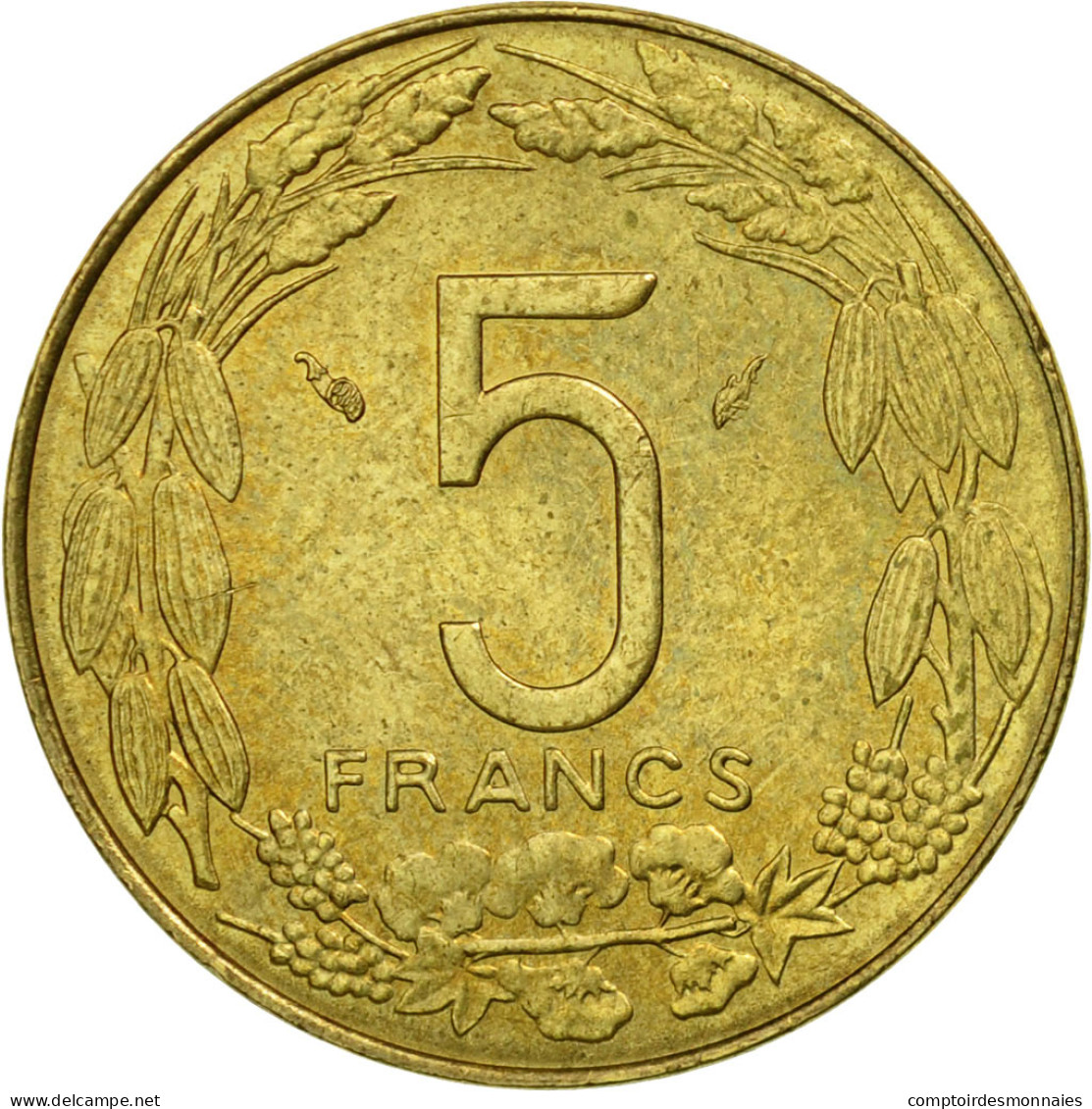 Monnaie, États De L'Afrique Centrale, 5 Francs, 1985, Paris, TTB - Cameroun