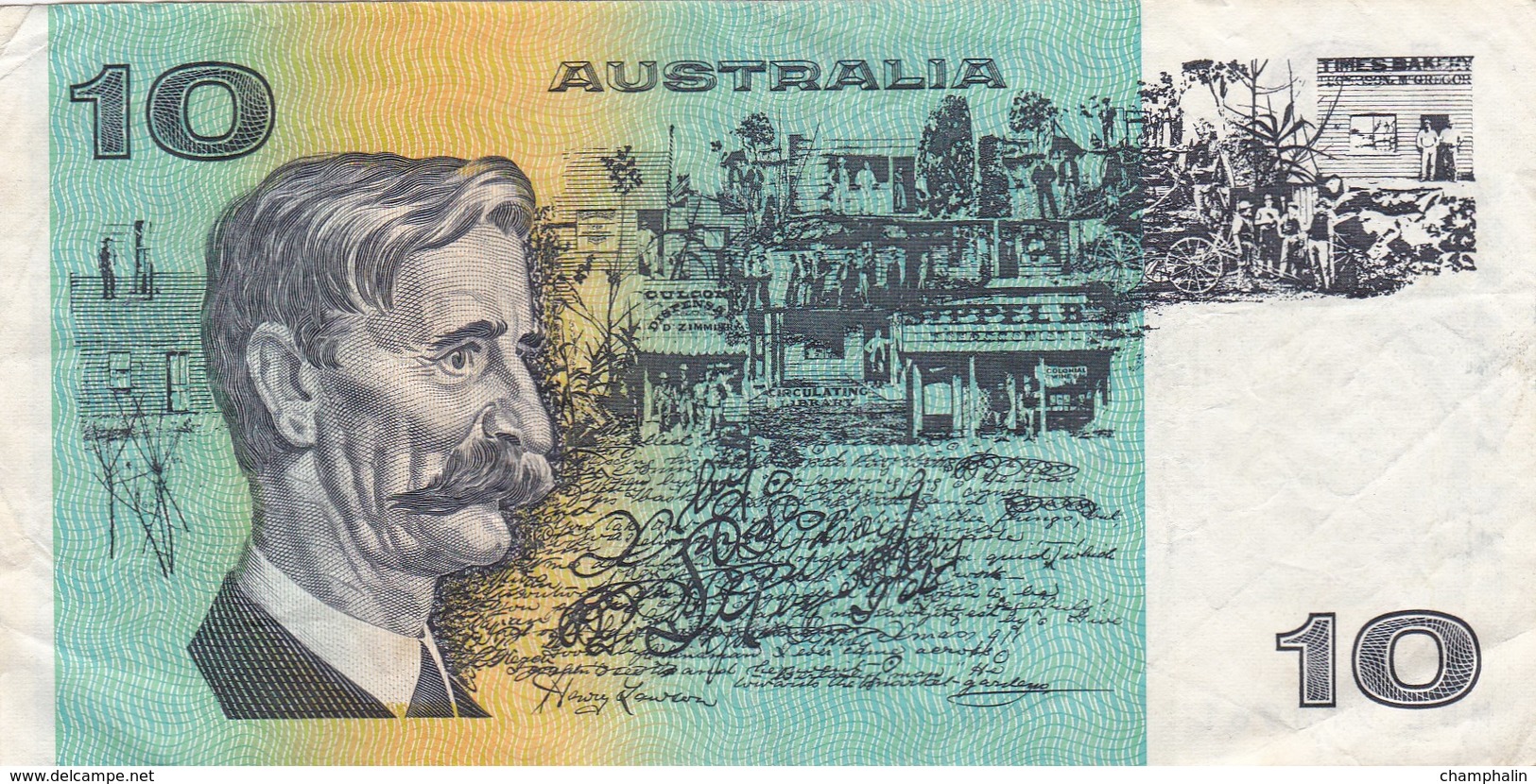 Australie - Billet De 10 Dollars - Greenway & Lawson - 1974-94 Australia Reserve Bank (papier)