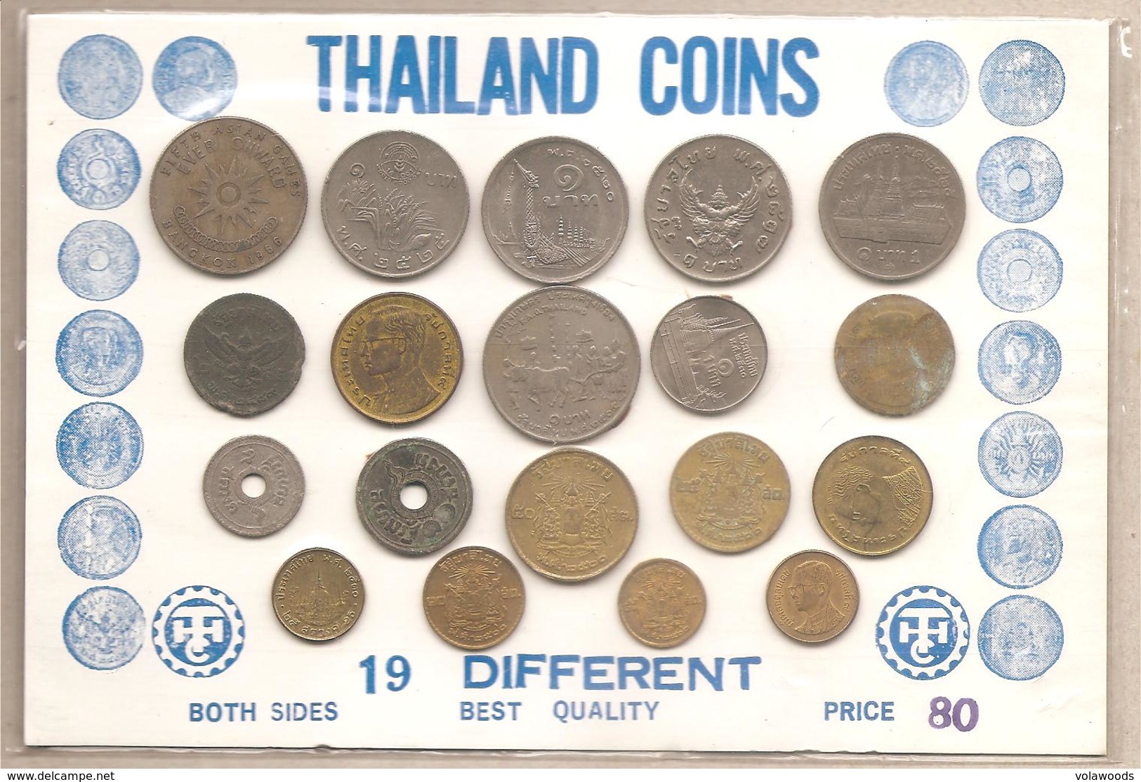 Thailandia - Souvenir Sheet - 19 Monete Differenti - Thailand