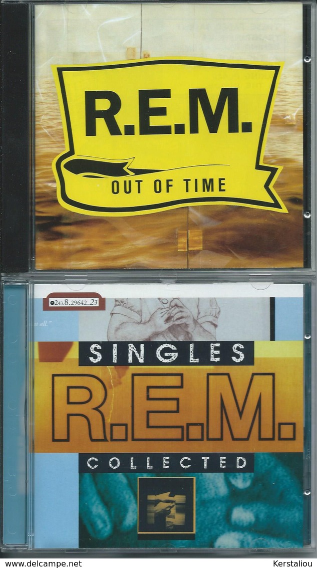 R.E.M. – "Out Of Time" & "Singles Collected" – 2 CD – 1991 & 1994 – Warner Bros & IRS Records – Made In Germany & USA. - Rock