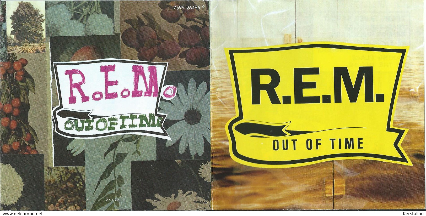 R.E.M. – "Out of time" & "Singles Collected" – 2 CD – 1991 & 1994 – Warner Bros & IRS Records – Made in Germany & USA.