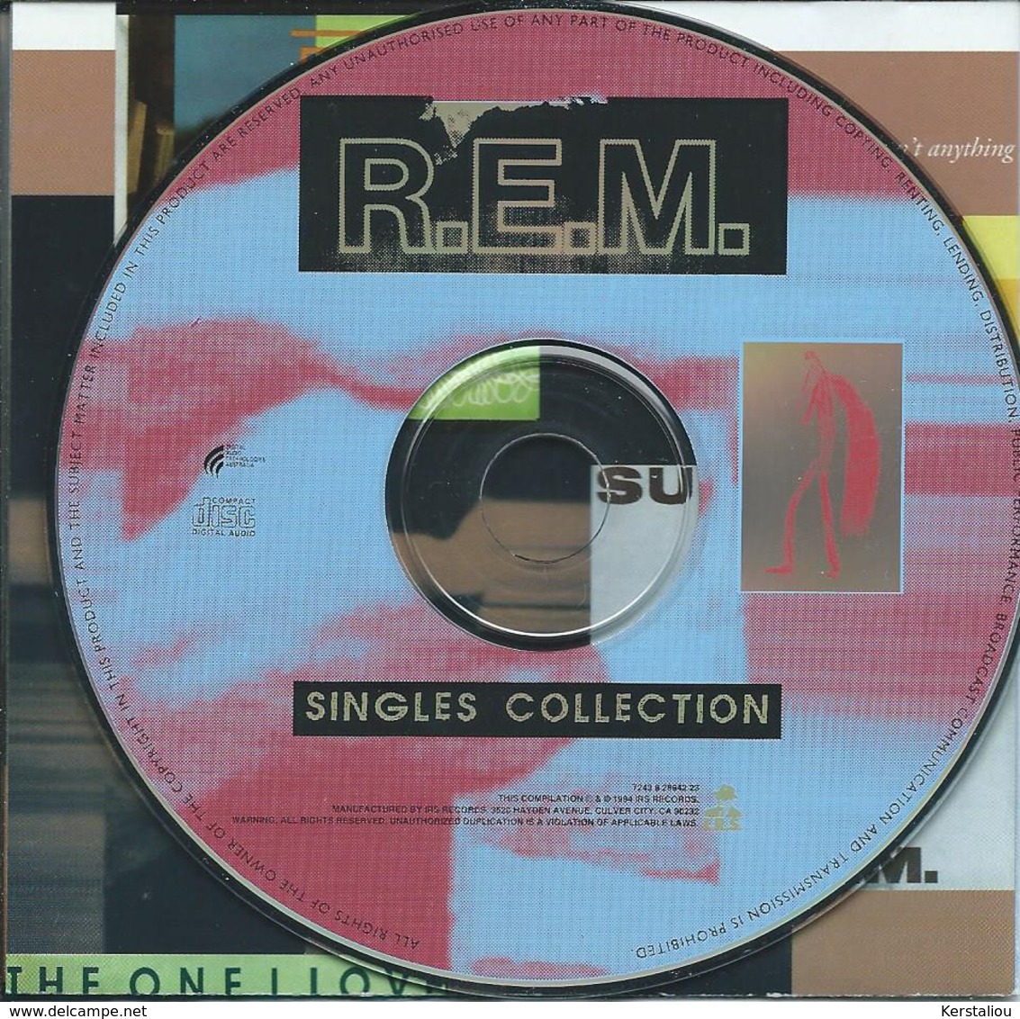 R.E.M. – "Out of time" & "Singles Collected" – 2 CD – 1991 & 1994 – Warner Bros & IRS Records – Made in Germany & USA.