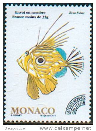 Monaco 2011 - Zeus Faber, Saint Pierre / John Dory - MNH - Pesci