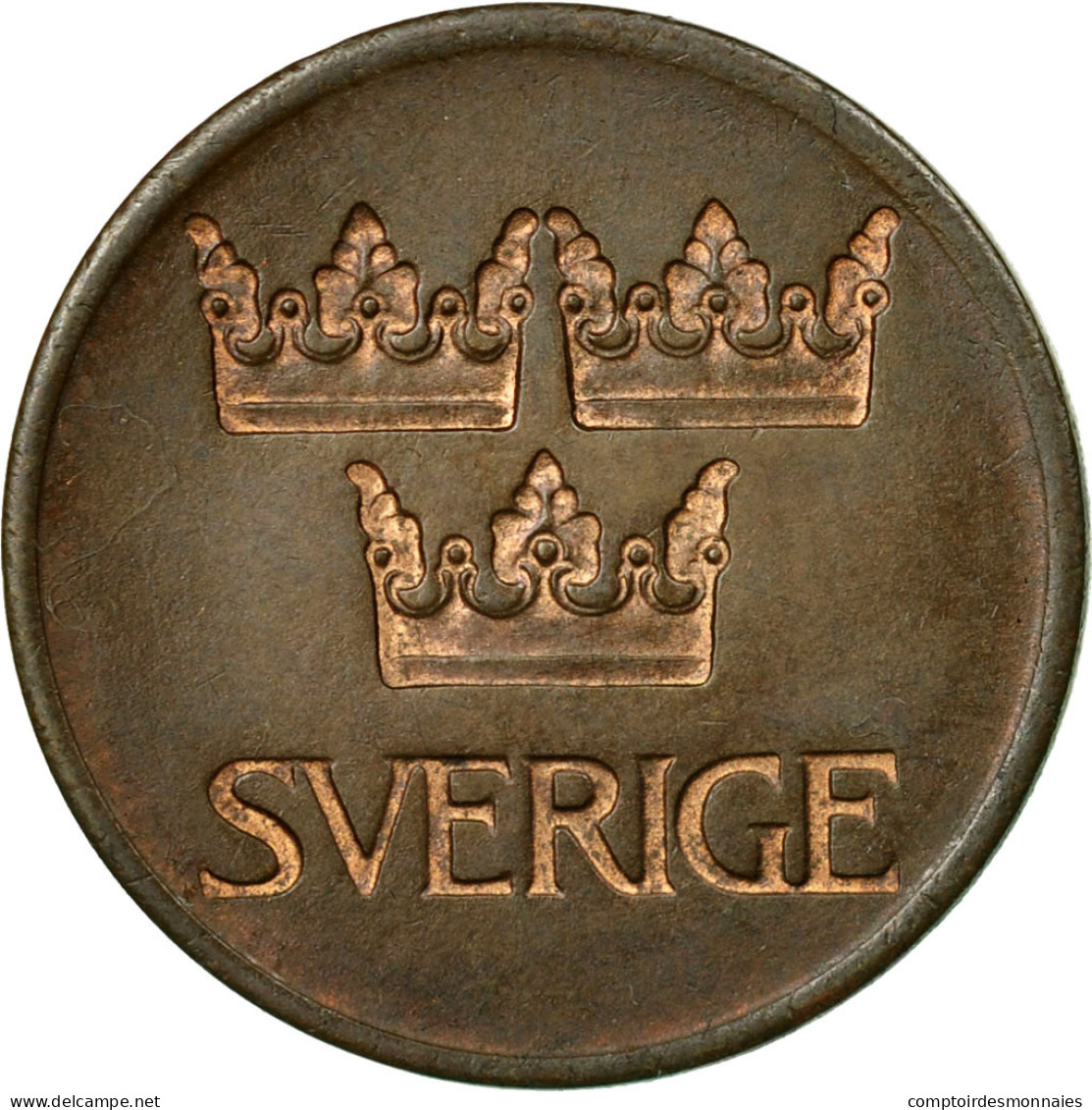 Monnaie, Suède, Gustaf VI, 5 Öre, 1972, TTB, Bronze, KM:845 - Svezia