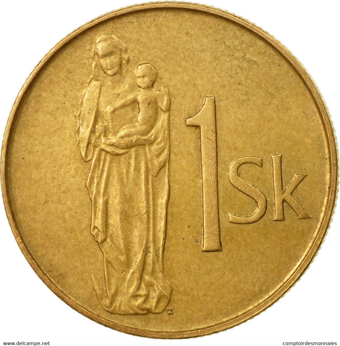 Monnaie, Slovaquie, Koruna, 1994, TB+, Bronze Plated Steel, KM:12 - Slowakei
