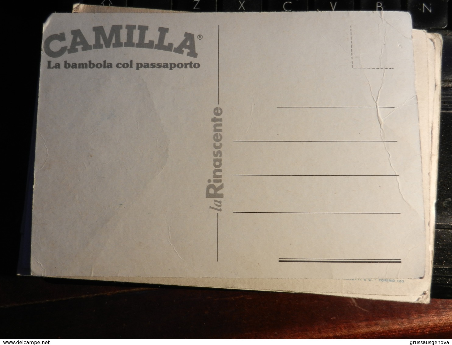 19641) CAMILLA LA BAMBOLA COL PASSAPORTO NON VIAGGIATA INSOLITA - Giochi, Giocattoli