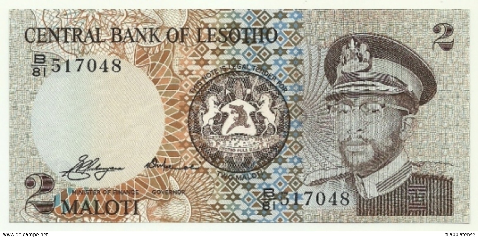Lesotho - 2 Maloti 1981    +++++++ - Lesoto