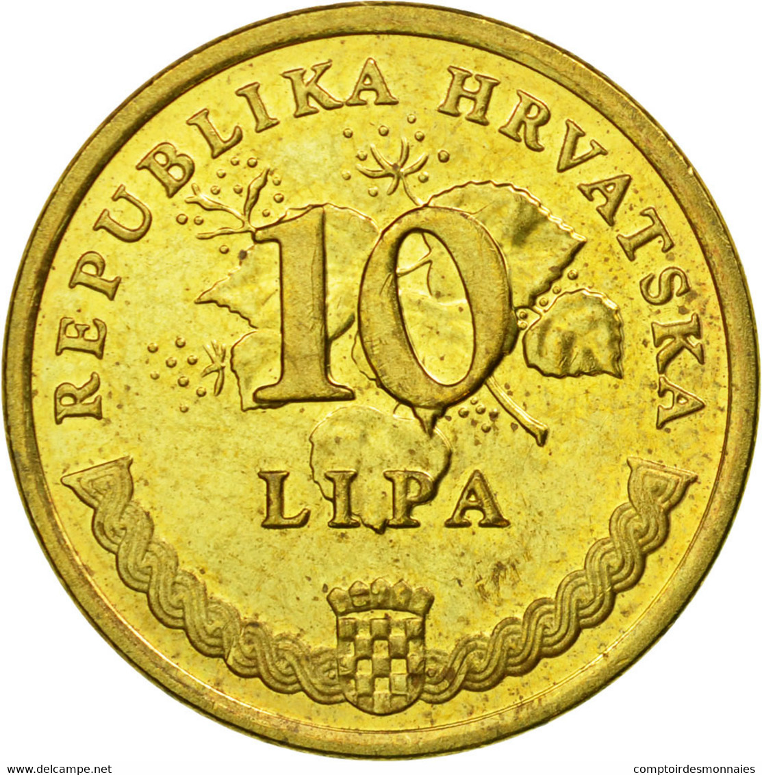 Monnaie, Croatie, 10 Lipa, 2011, TTB+, Brass Plated Steel, KM:6 - Croatie