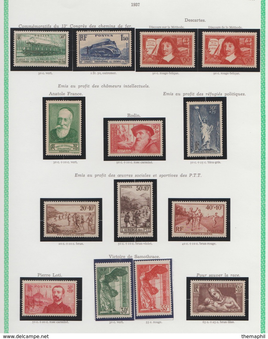 Lot N° 473 FRANCE Neufs ** Luxe , Lots De Semi.moderne  / No Paypal - Collections (en Albums)