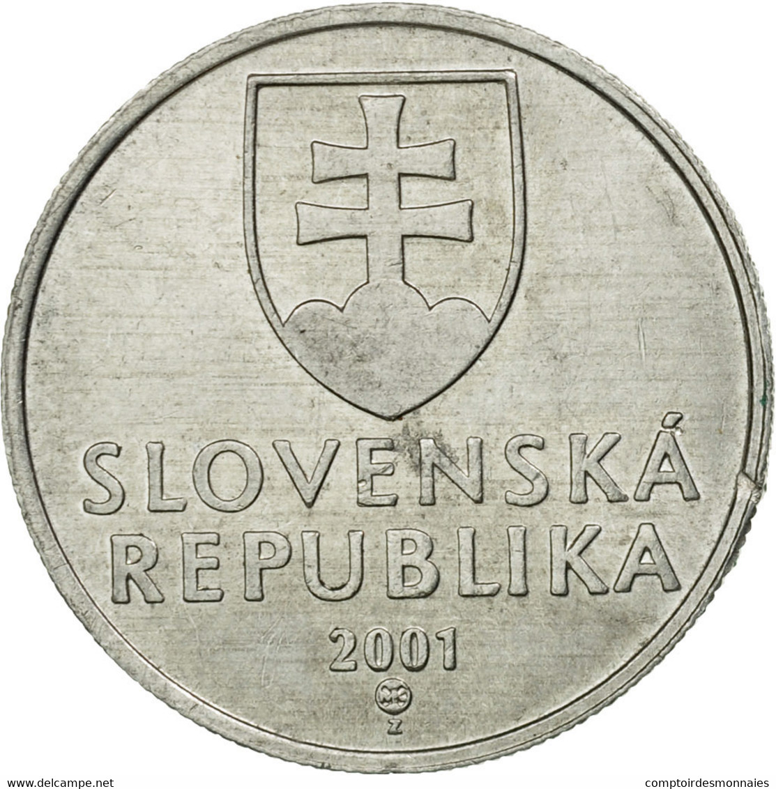 Monnaie, Slovaquie, 20 Halierov, 2001, TTB, Aluminium, KM:18 - Slovakia