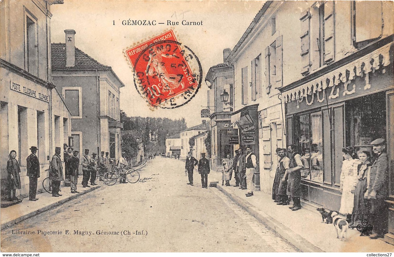 17-GEMOZAC- RUE CARNOT - Autres & Non Classés