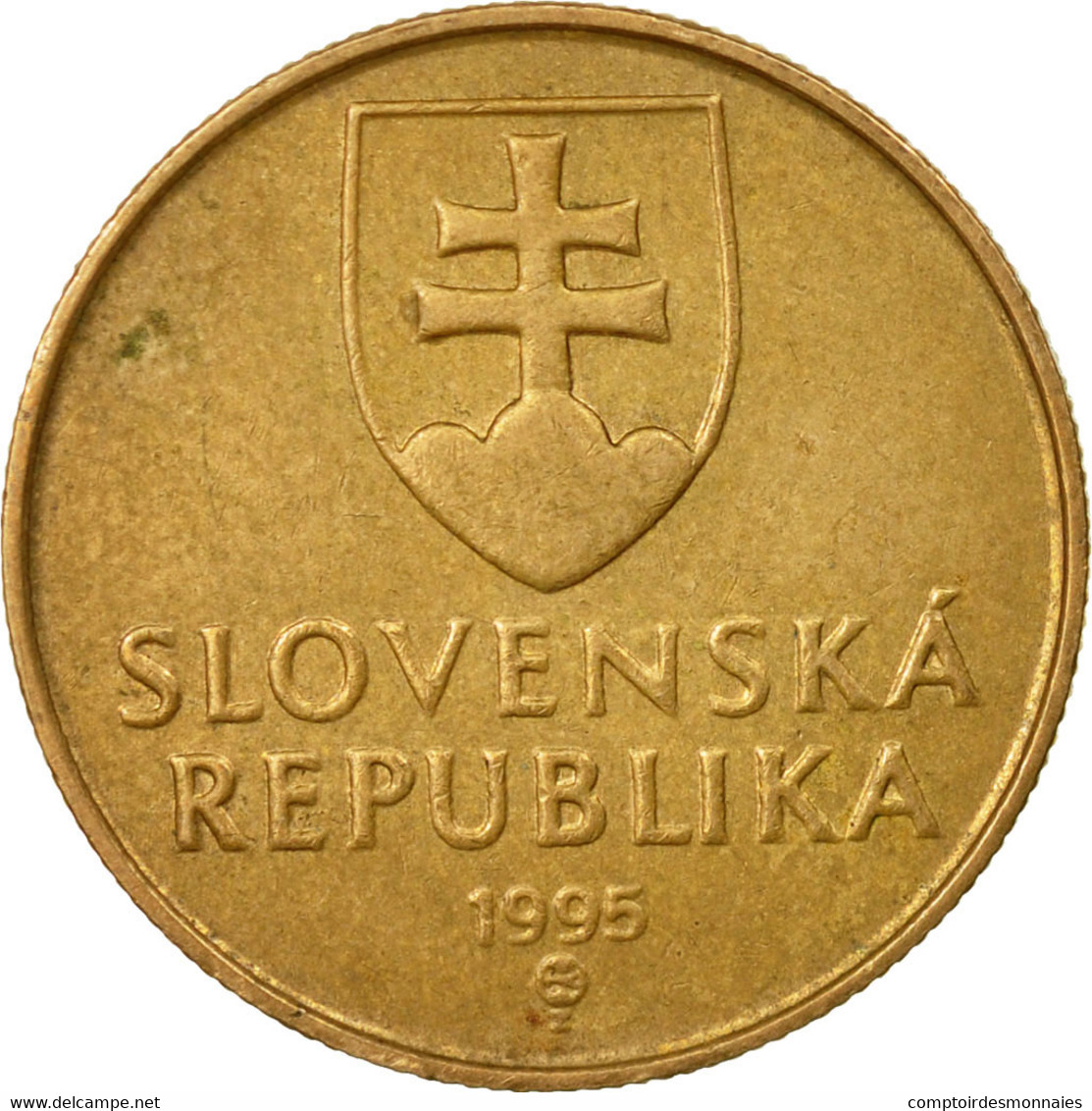 Monnaie, Slovaquie, Koruna, 1995, TB+, Bronze Plated Steel, KM:12 - Slovaquie