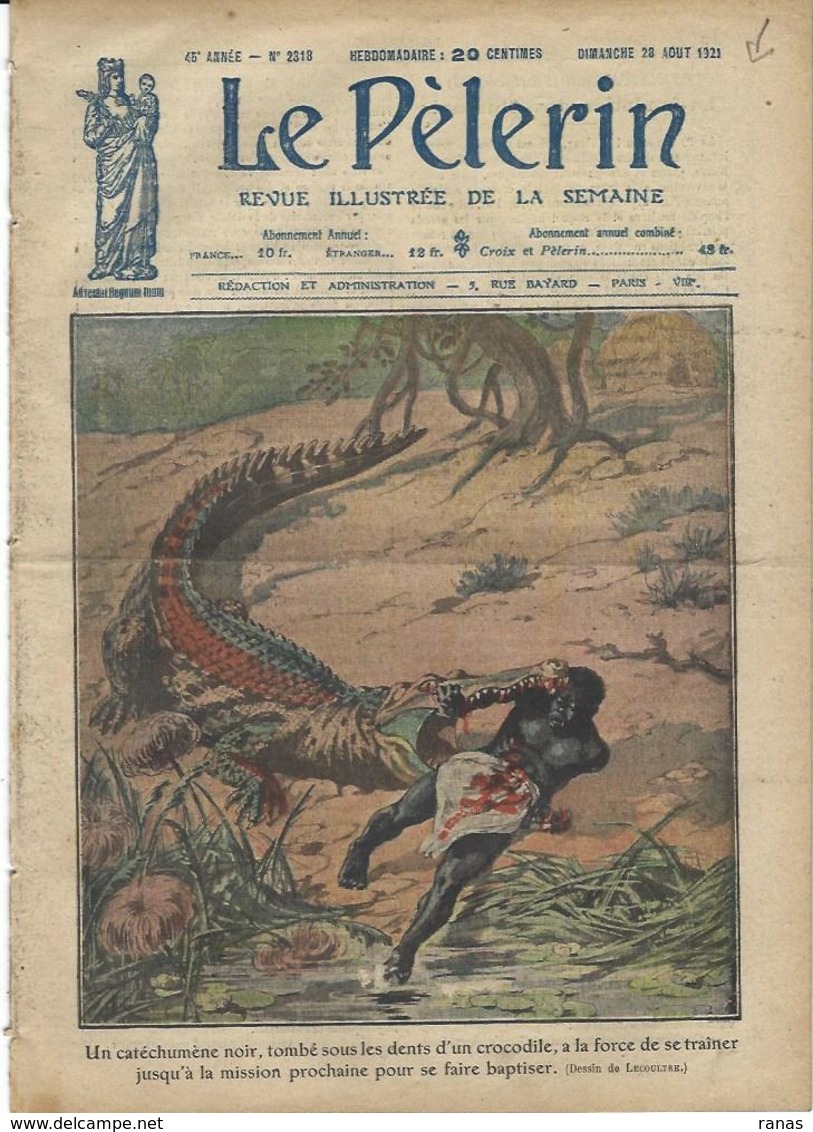 Crocodile Le Pélerin N° 2318 De 1923 - Autres & Non Classés