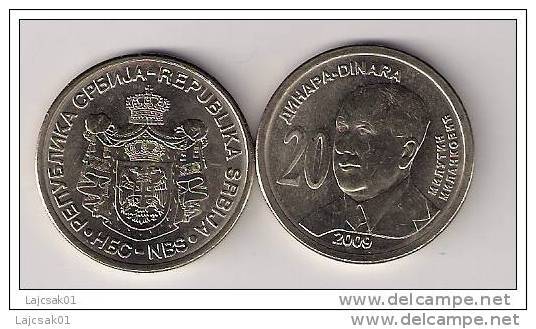 Serbia 20 Dinara 2009. UNC Commemorative Coin - Servië