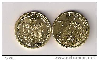 Serbia Serbie 1 Dinar 2009. KM#48 MAGNETIC - Serbia