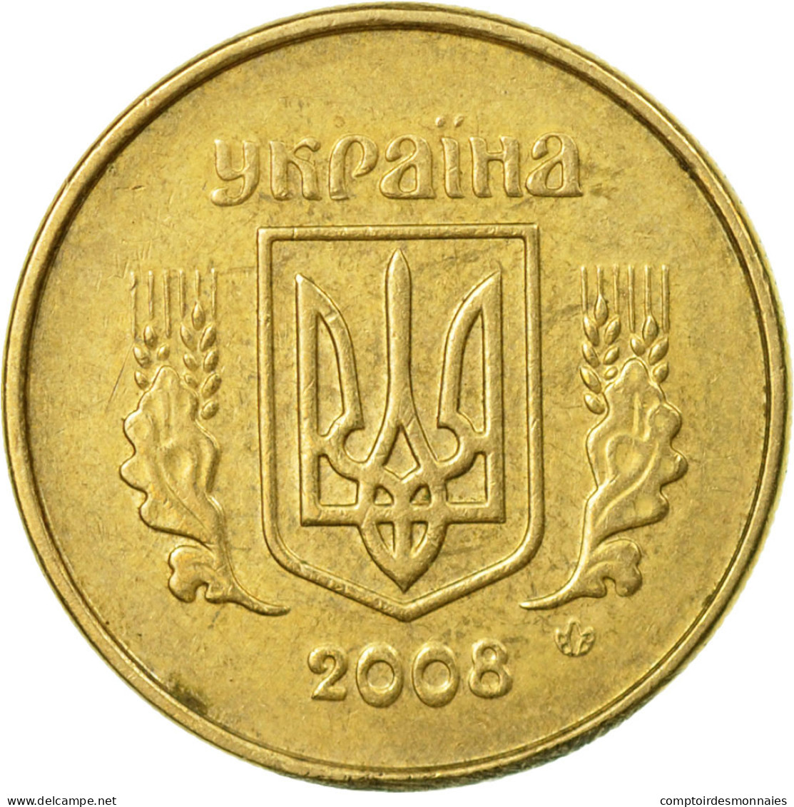 Monnaie, Ukraine, 10 Kopiyok, 2008, Kyiv, TTB, Aluminum-Bronze, KM:1.1b - Oekraïne