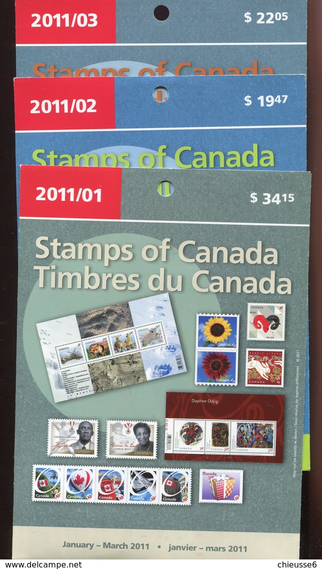 Canada - Année 2011- Manque  Pochette N° 4 - Estuches Postales/ Merchandising
