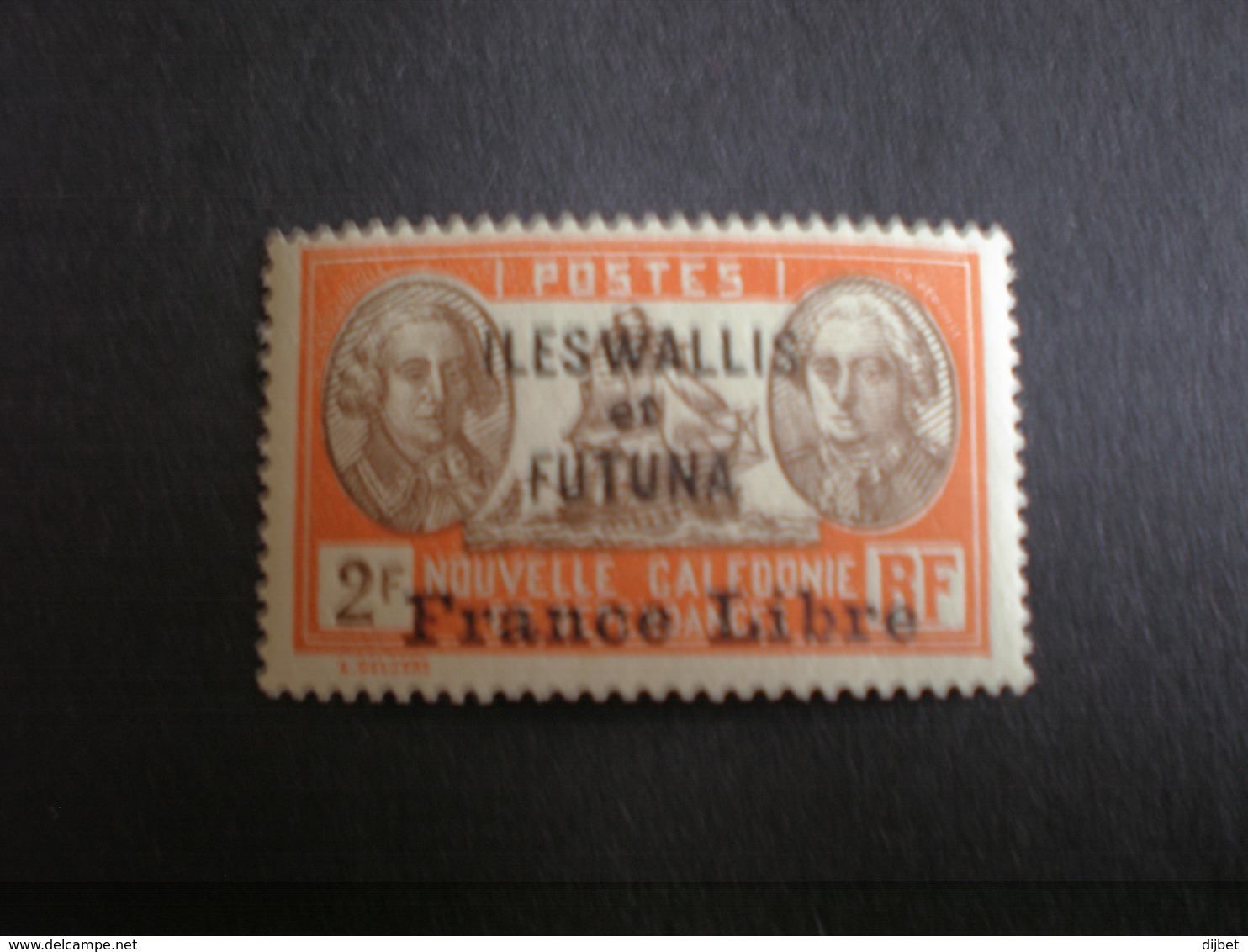 TIMBRE FRANCE LIBRE  N°119 WALLIS ET FUTUNA X - Ungebraucht