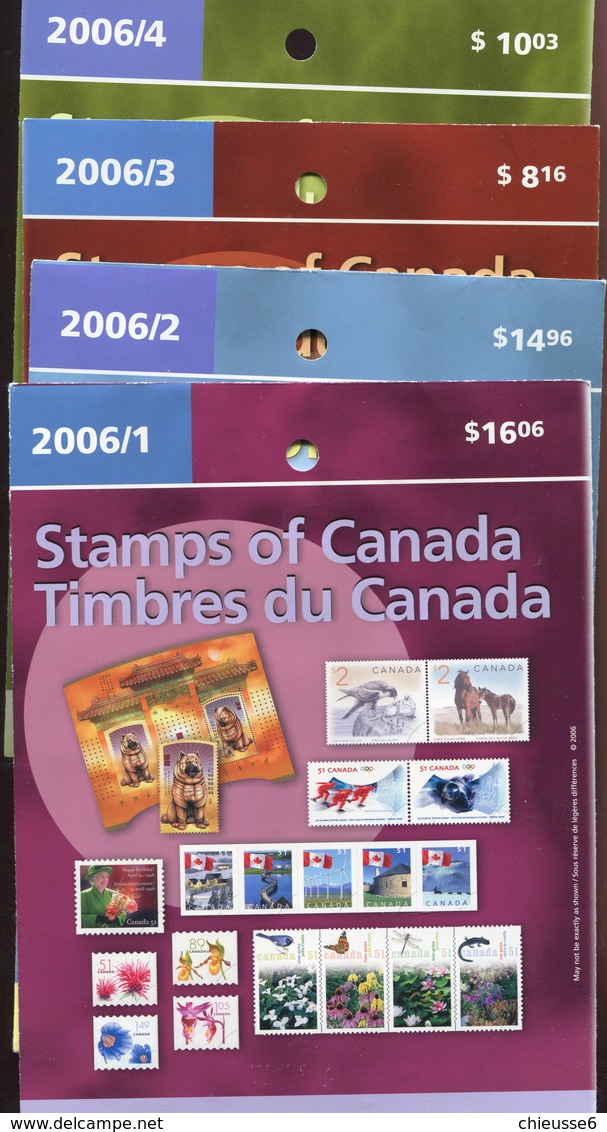 Canada - Année 2006 Pochettes Neuves , Jamais Ouvertes - Estuches Postales/ Merchandising