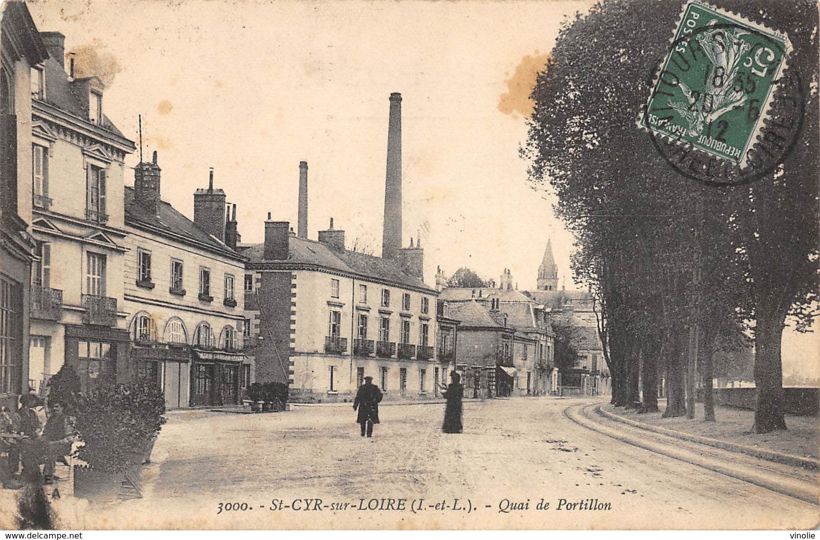 D-18-3475 : SAINT-CYR SUR LOIRE. QUAI DE PORTILLON. - Saint-Cyr-sur-Loire