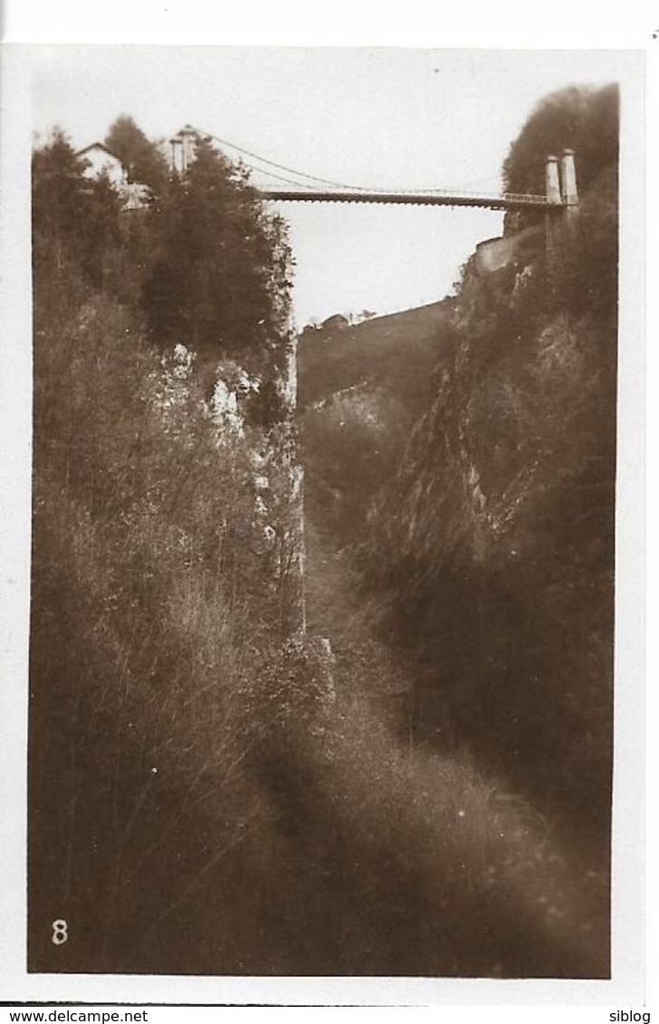 PHOTO - Pont De L' Abîme -  (74) - Ft 9 X 6 Cm - Places