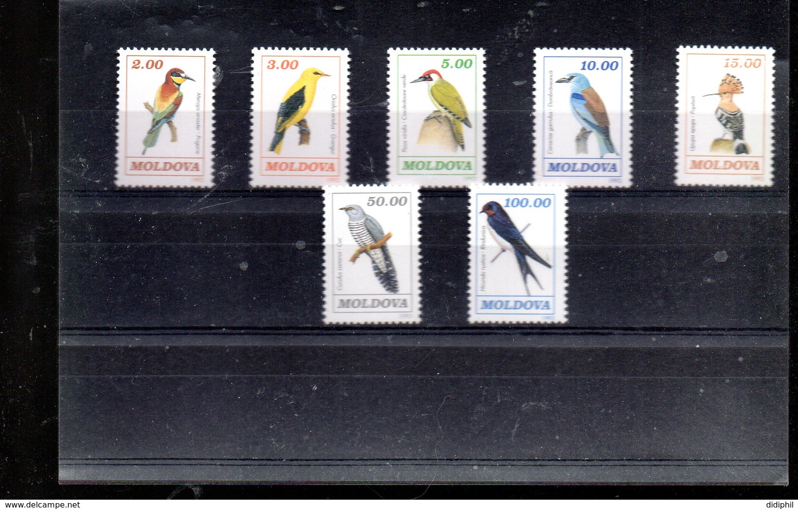 MOLDAVIE 50/56** SUR LES OISEAUX - Moldavie