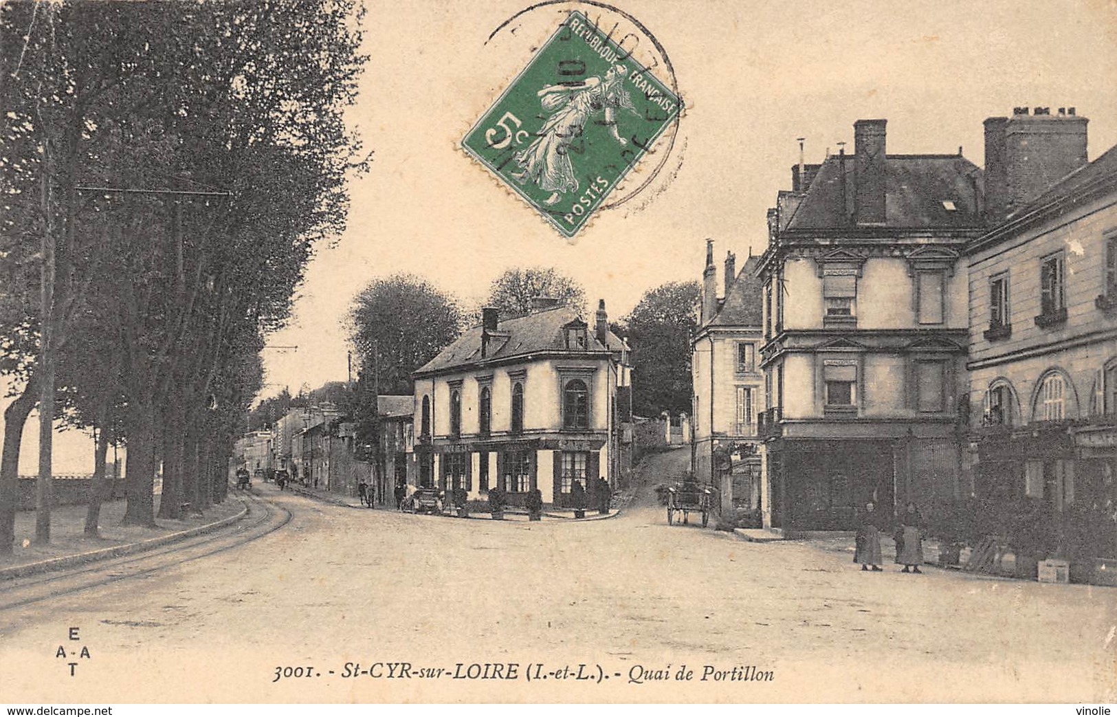 D-18-3476 : SAINT-CYR SUR LOIRE. QUAI DE PORTILLON. - Saint-Cyr-sur-Loire