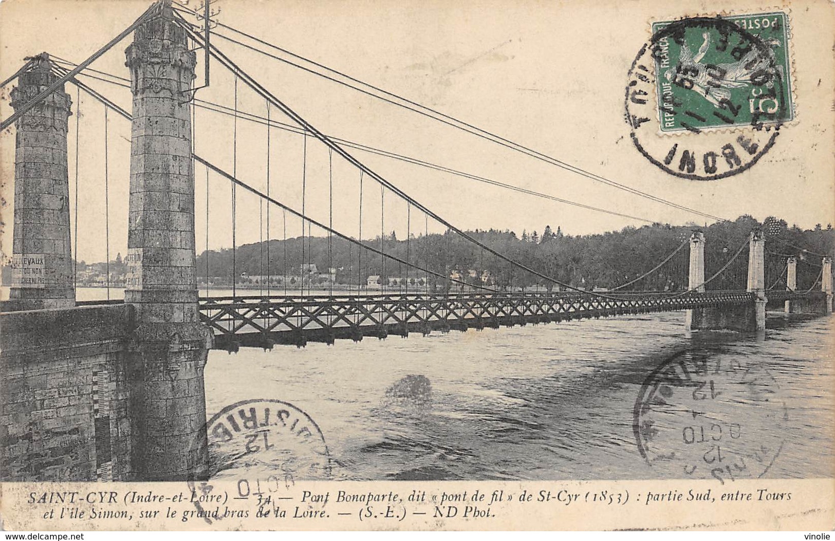 D-18-3480 : SAINT-CYR SUR LOIRE. LE PONT BONAPARTE - Saint-Cyr-sur-Loire