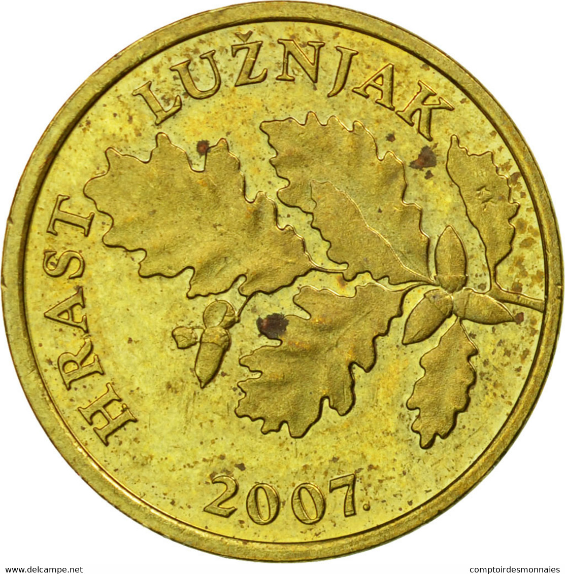 Monnaie, Croatie, 5 Lipa, 2007, TB+, Brass Plated Steel, KM:5 - Croatie