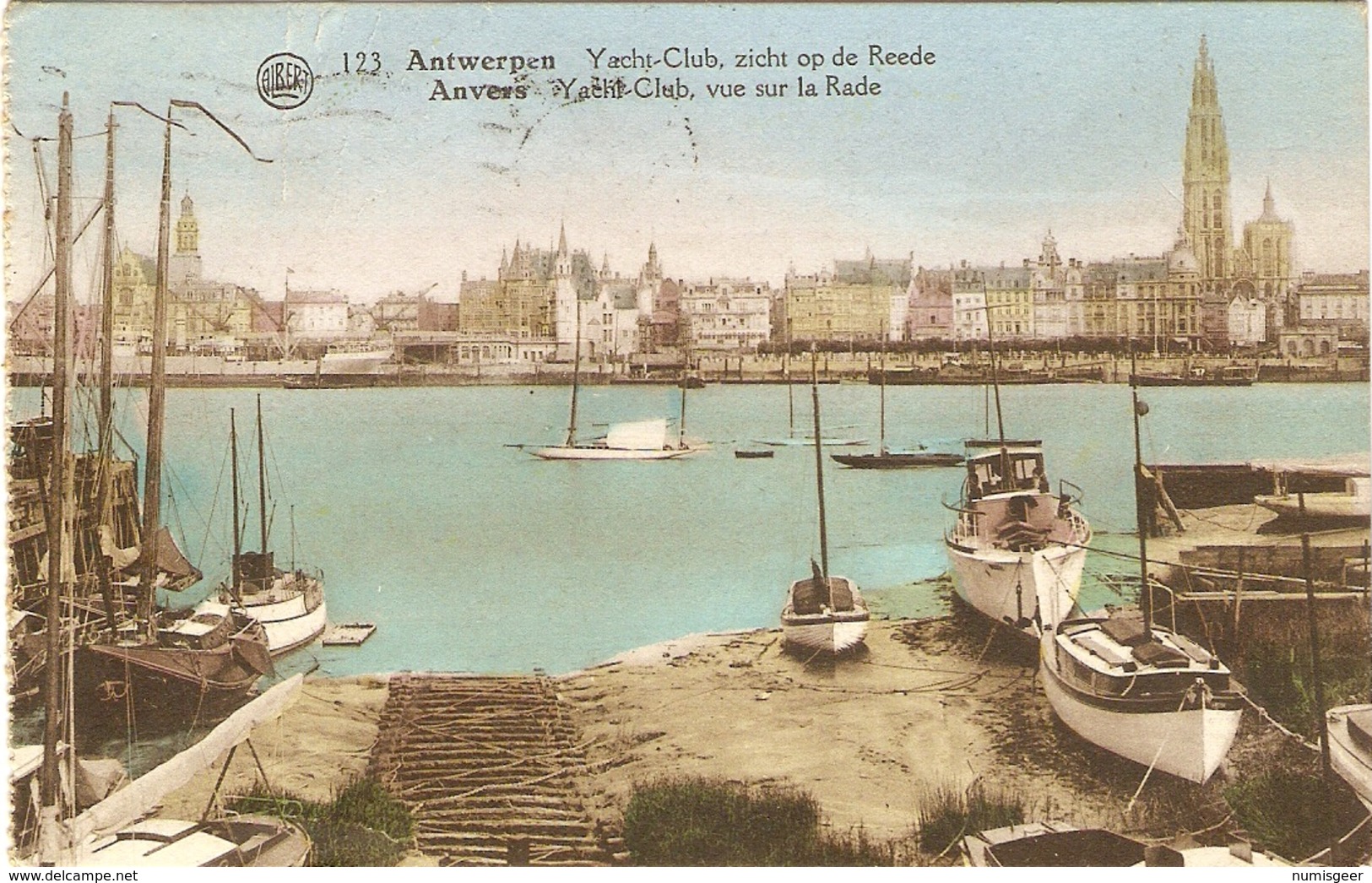 ANVERS  --  Yacht-Club, Vue Sur La Rade - Antwerpen