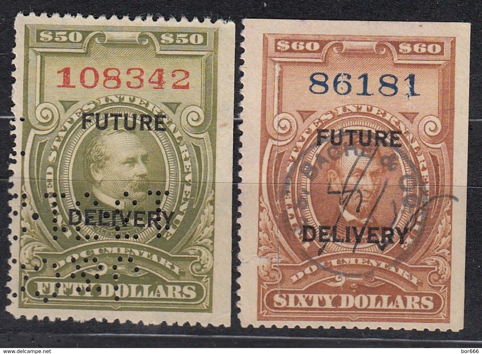 USA DELIVERY STAMPS 1918/34 - FUTURE DELIVERY - Cleveland & Lincoln - Leveringen