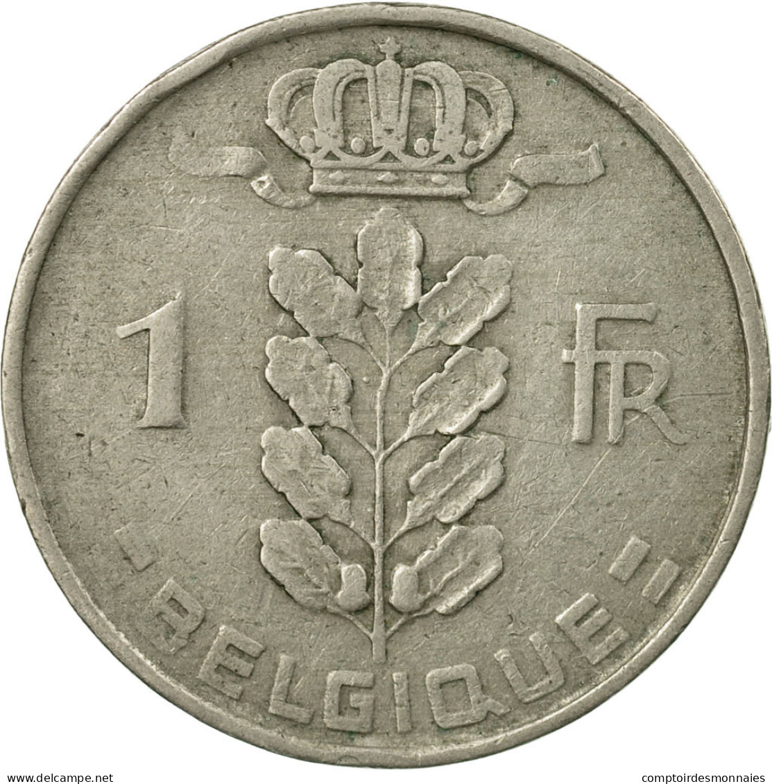 Monnaie, Belgique, Franc, 1951, TTB, Copper-nickel, KM:142.1 - 1 Franc