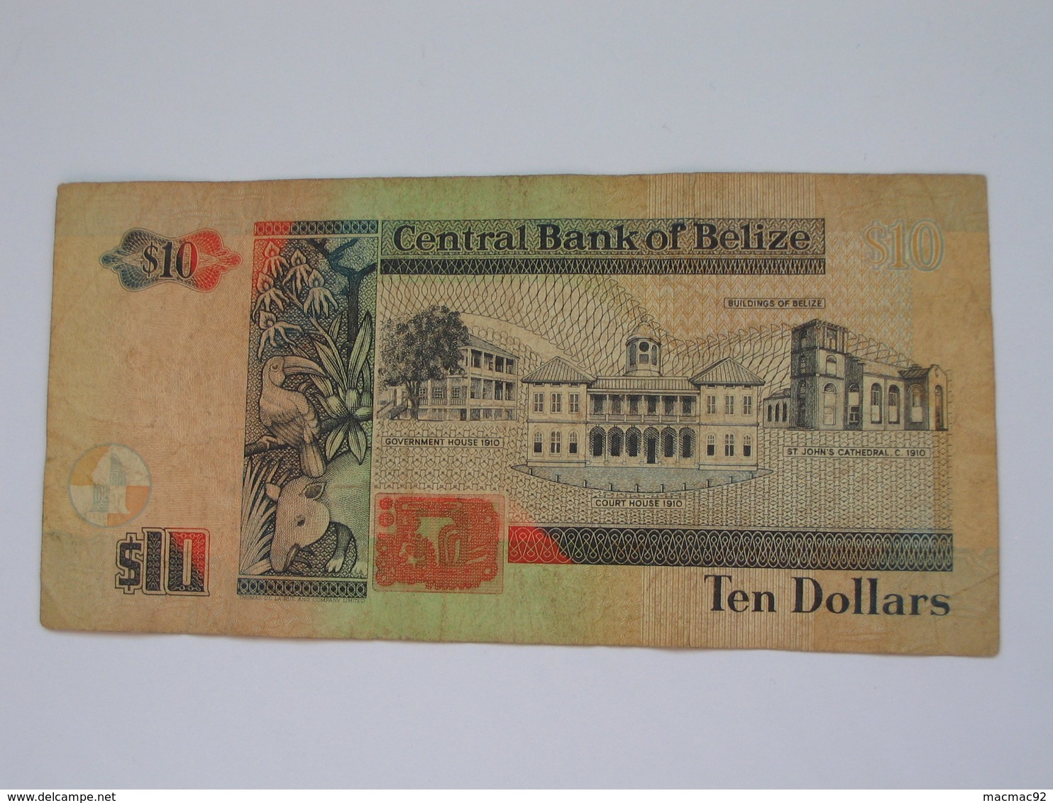 Ten 10 Dollar 1997-2001  BELIZE - Central Bank Of Belize **** EN  ACHAT IMMEDIAT  **** - Belize