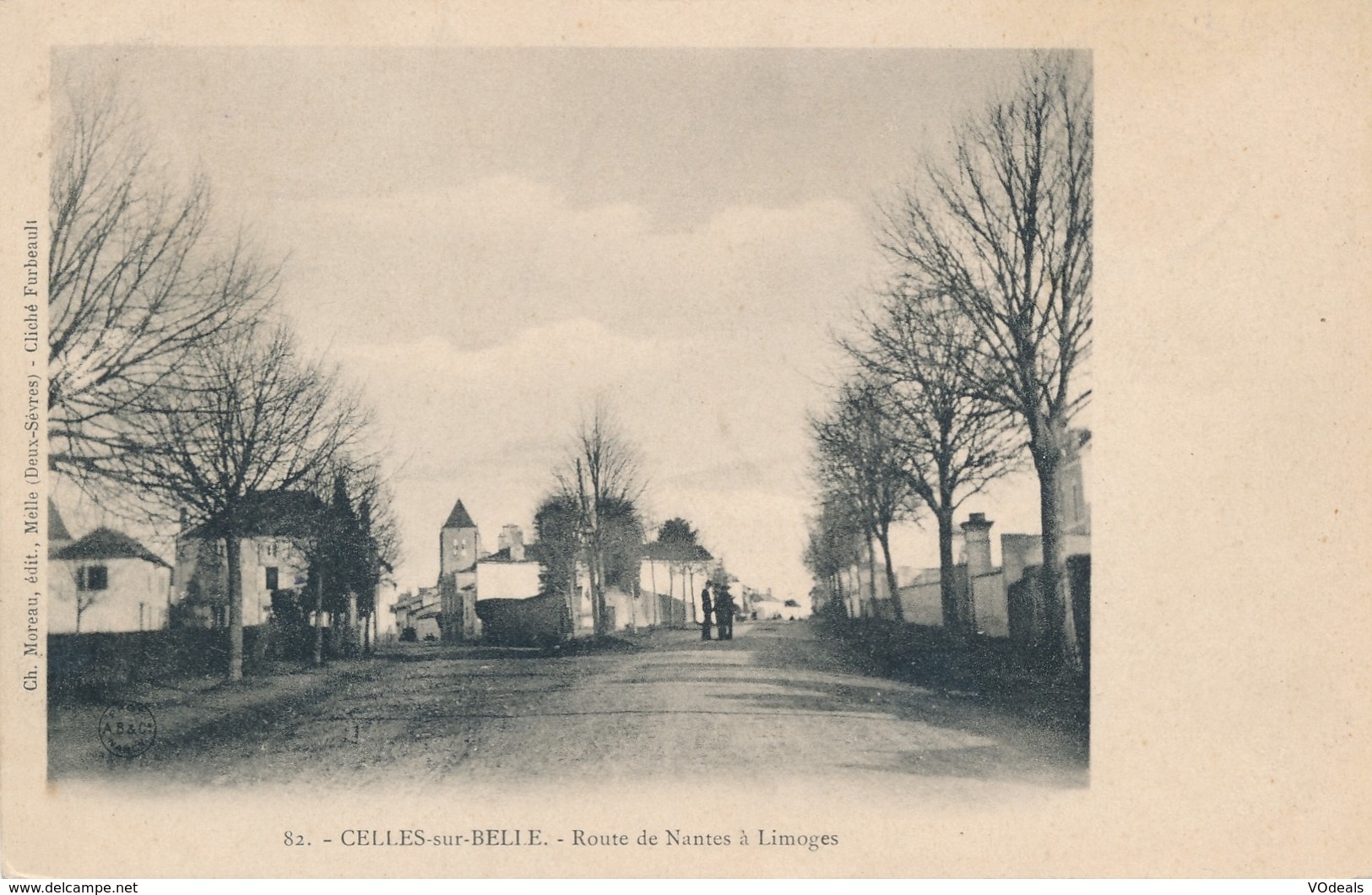 CPA - France - (79) Deux-Sèvres -  Celles-sur-Belle - Route De Nantes à Limoges - Celles-sur-Belle