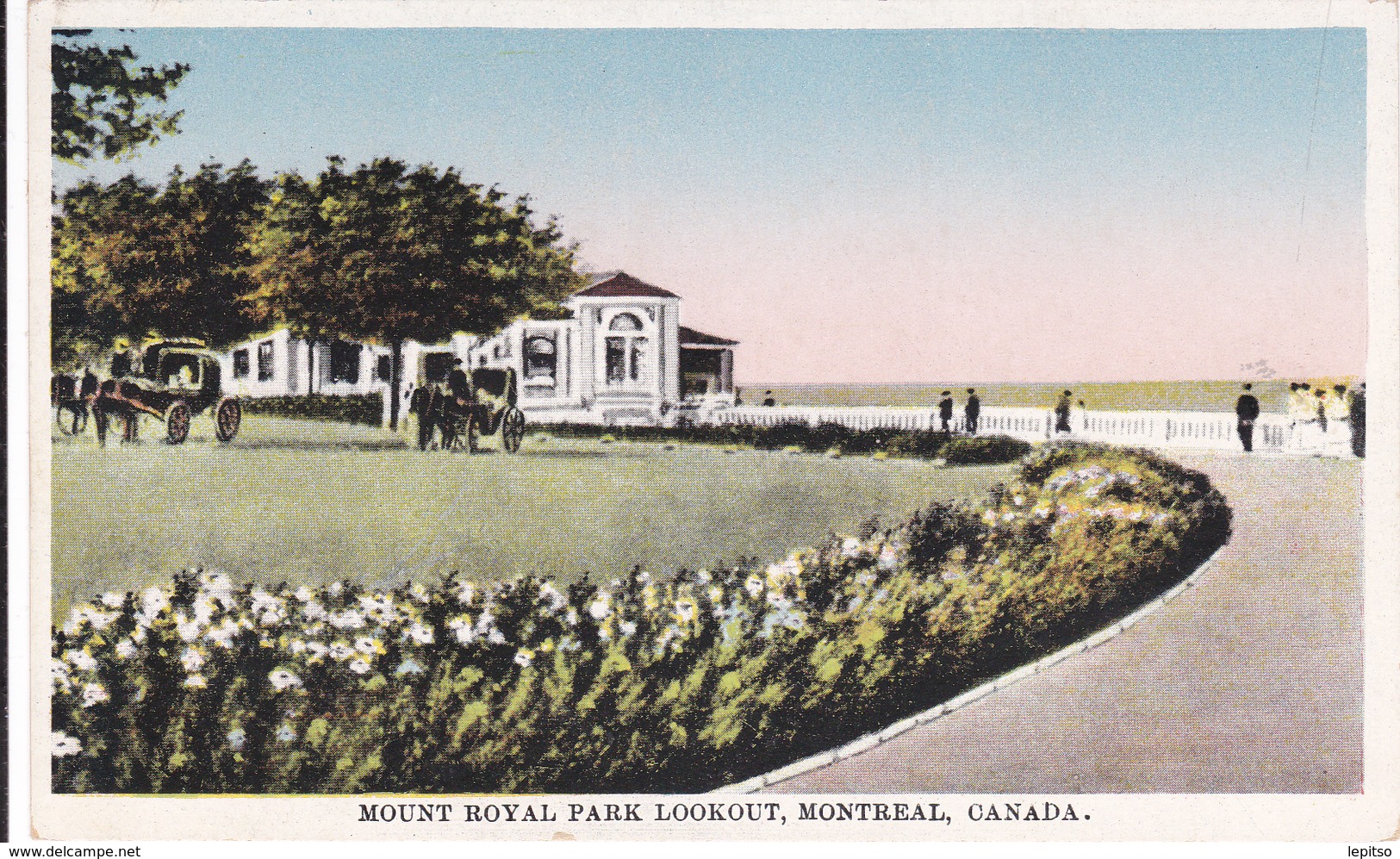 MONTREAL  "  MOUNT ROYAL PARK LOOKOUT"  +/-1910   Voir Scans - Montreal