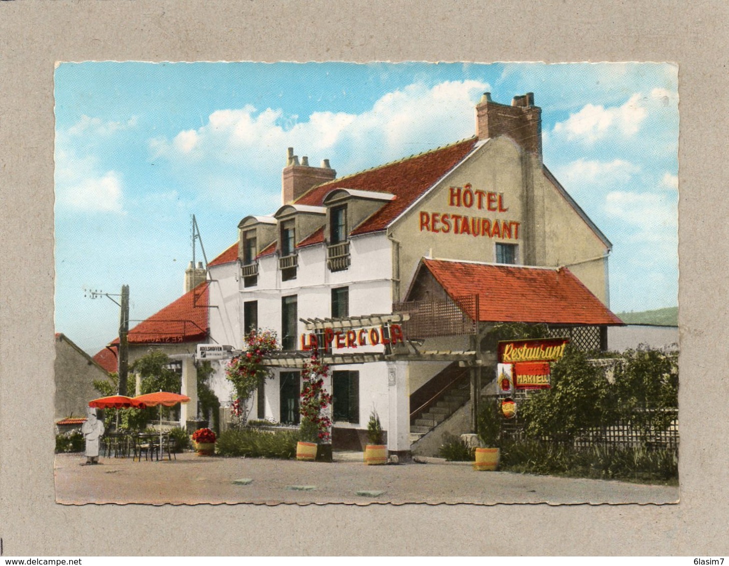 CPSM Dentelée - VELARS-sur-OUCHE (21) - Aspect De L'Hôtel-Restaurant La Pergola En 1963 - Sonstige & Ohne Zuordnung