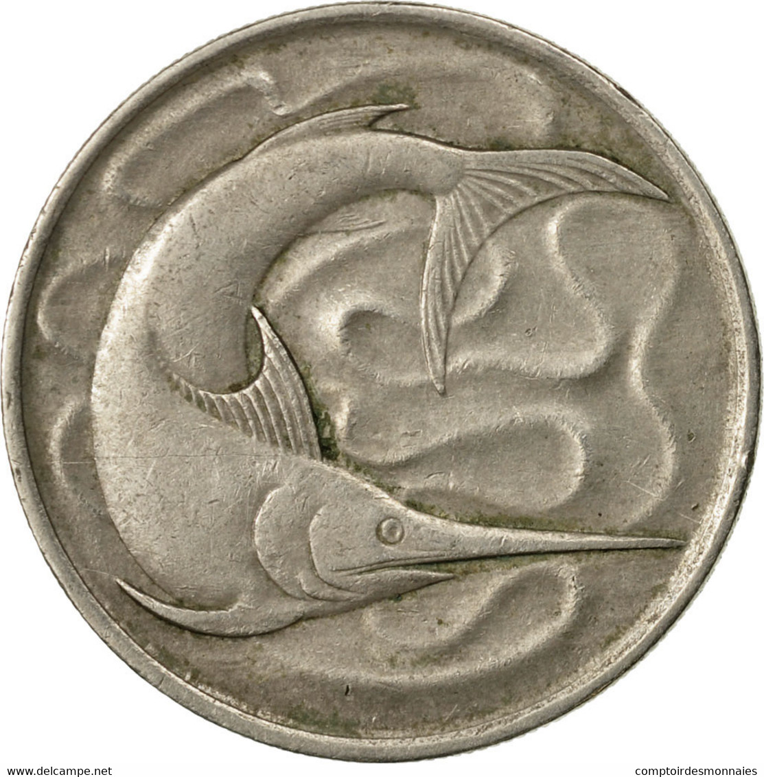 Monnaie, Singapour, 20 Cents, 1968, Singapore Mint, TTB, Copper-nickel, KM:4 - Singapour