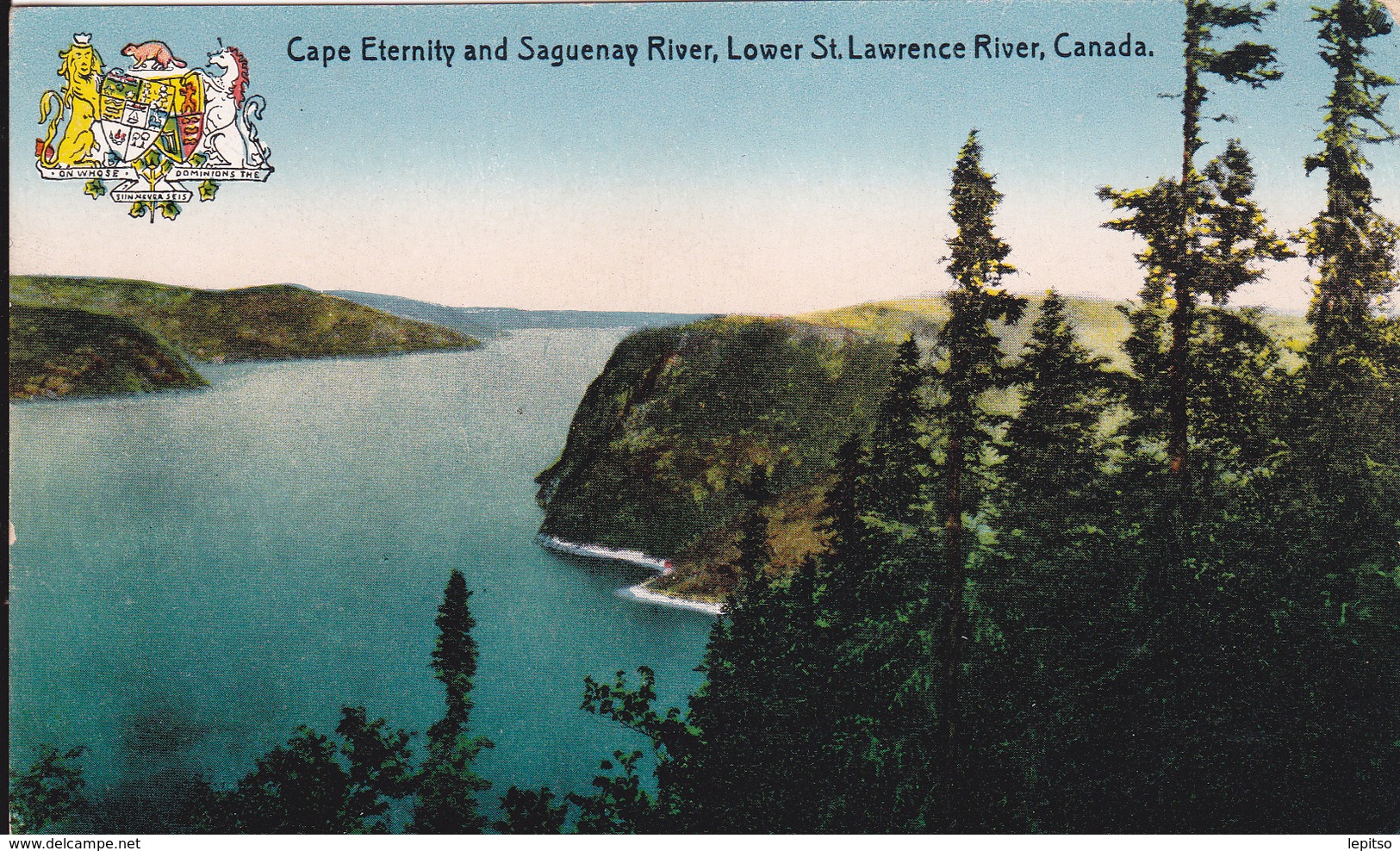 Lower St.Lawrence River "Cape Eternity And Saguenay River"  +/-1910   Voir Scans - Thousand Islands