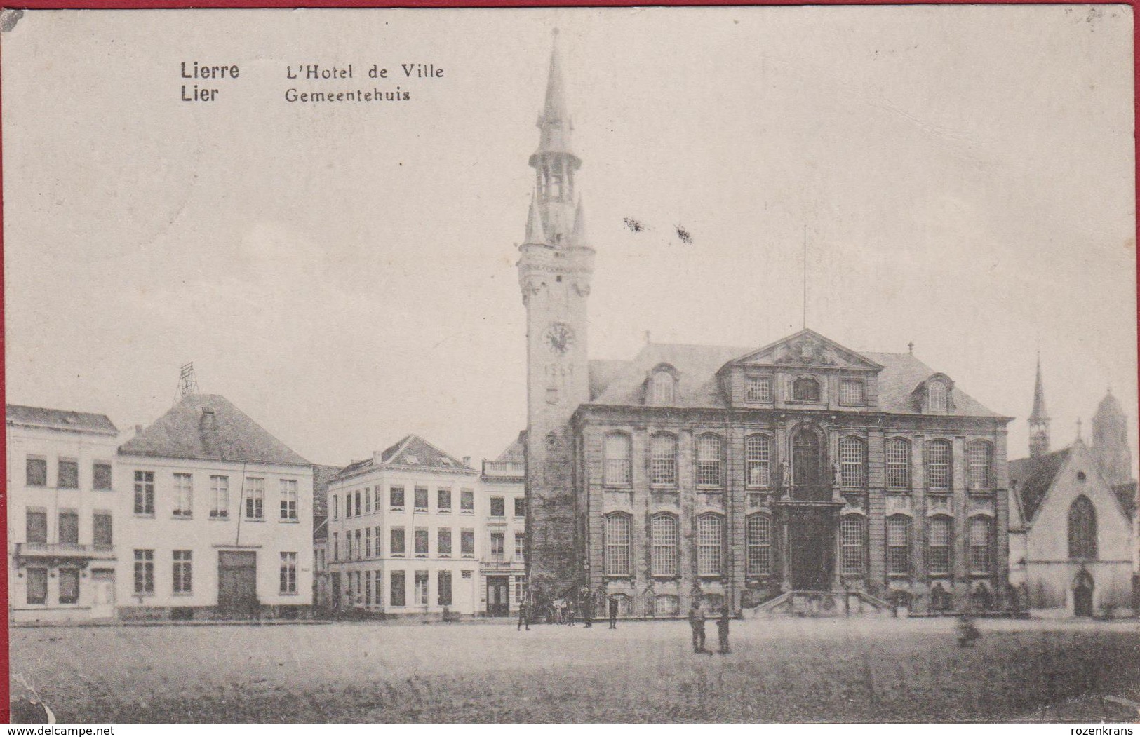 Lier Lierre L'Hotel De Ville Gemeentehuis Kempen (In Zeer Goede Staat) 1920 - Lier