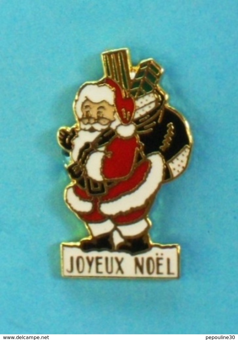 1 PIN'S //   ** JOYEUX NOËL / PÈRE NOËL ET SES CADEAUX ** - Noël