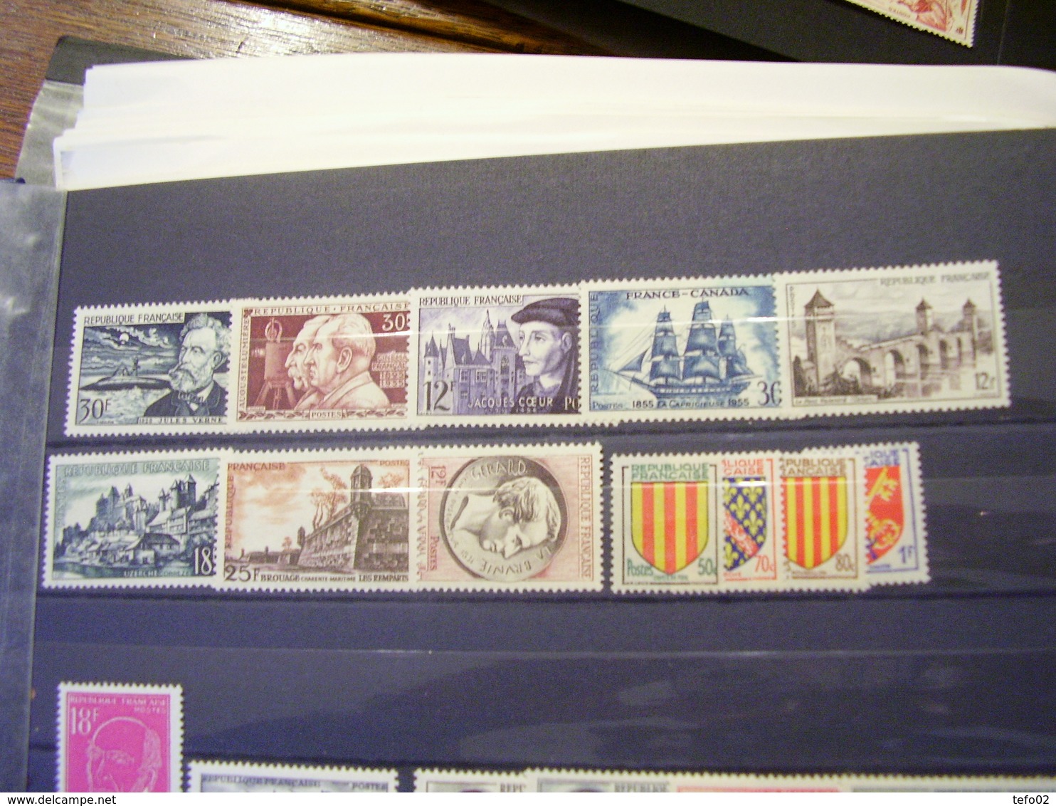 Francia. Collezione MNH/MLH dal 1900 al 1975. Descrizione. 60 foto