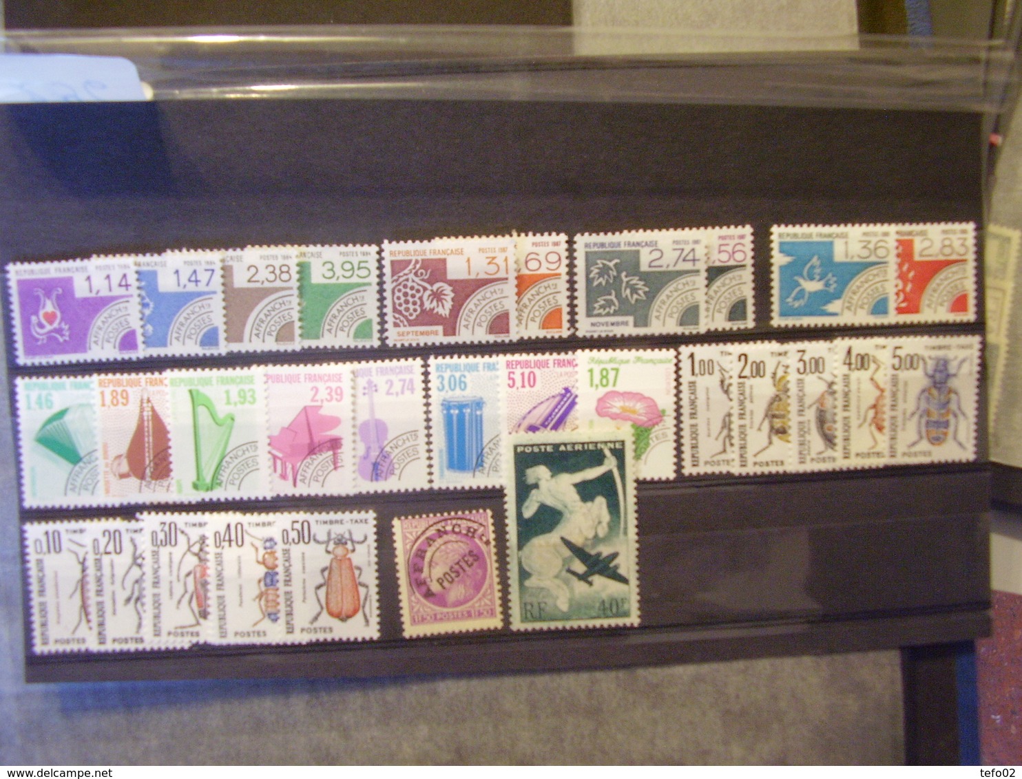 Francia. Collezione MNH/MLH dal 1900 al 1975. Descrizione. 60 foto