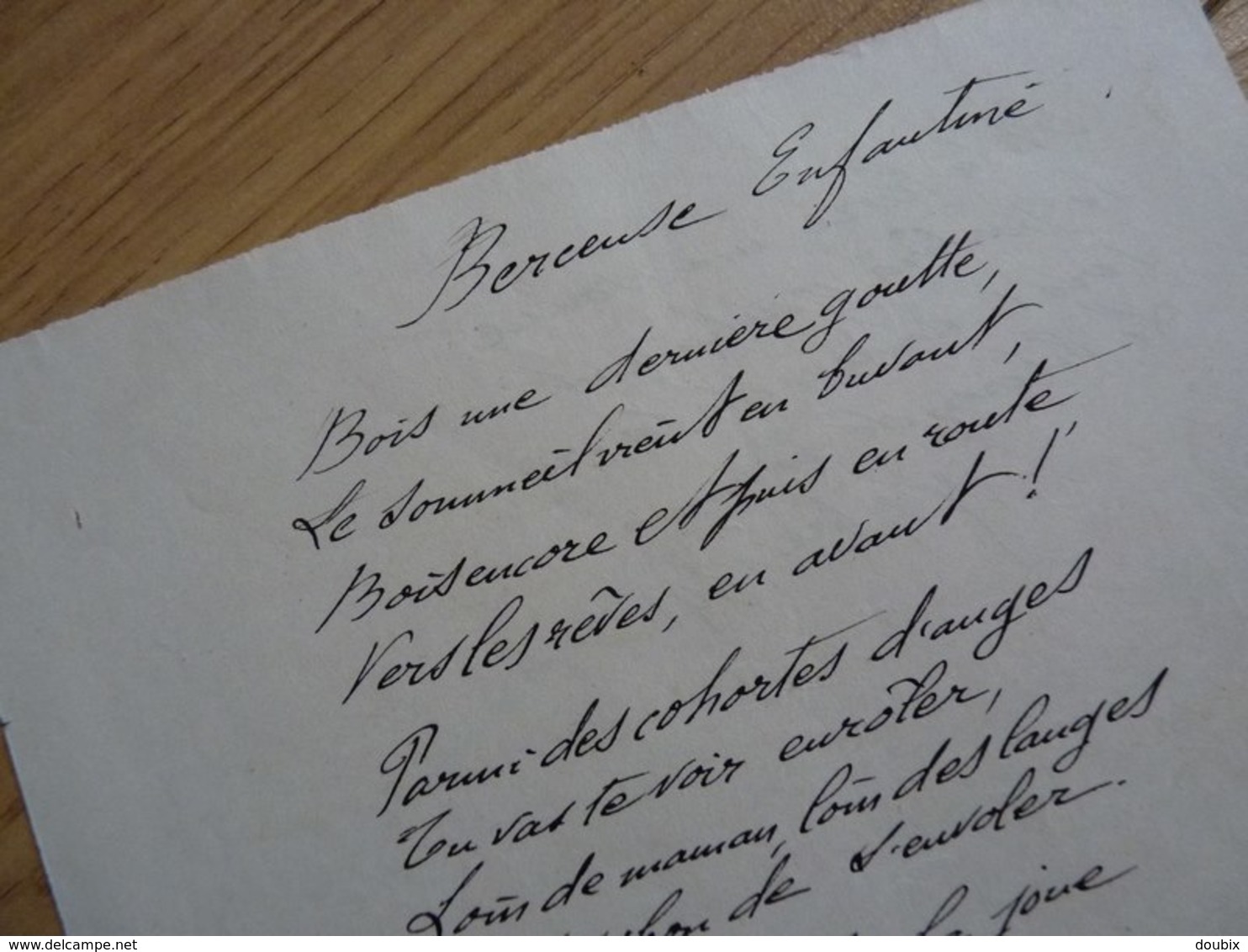 Gabriel MONTOYA (1868-1914) Poète CHAT NOIR Montmartre. Chansonnier. Poème AUTOGRAPHE - Altri & Non Classificati