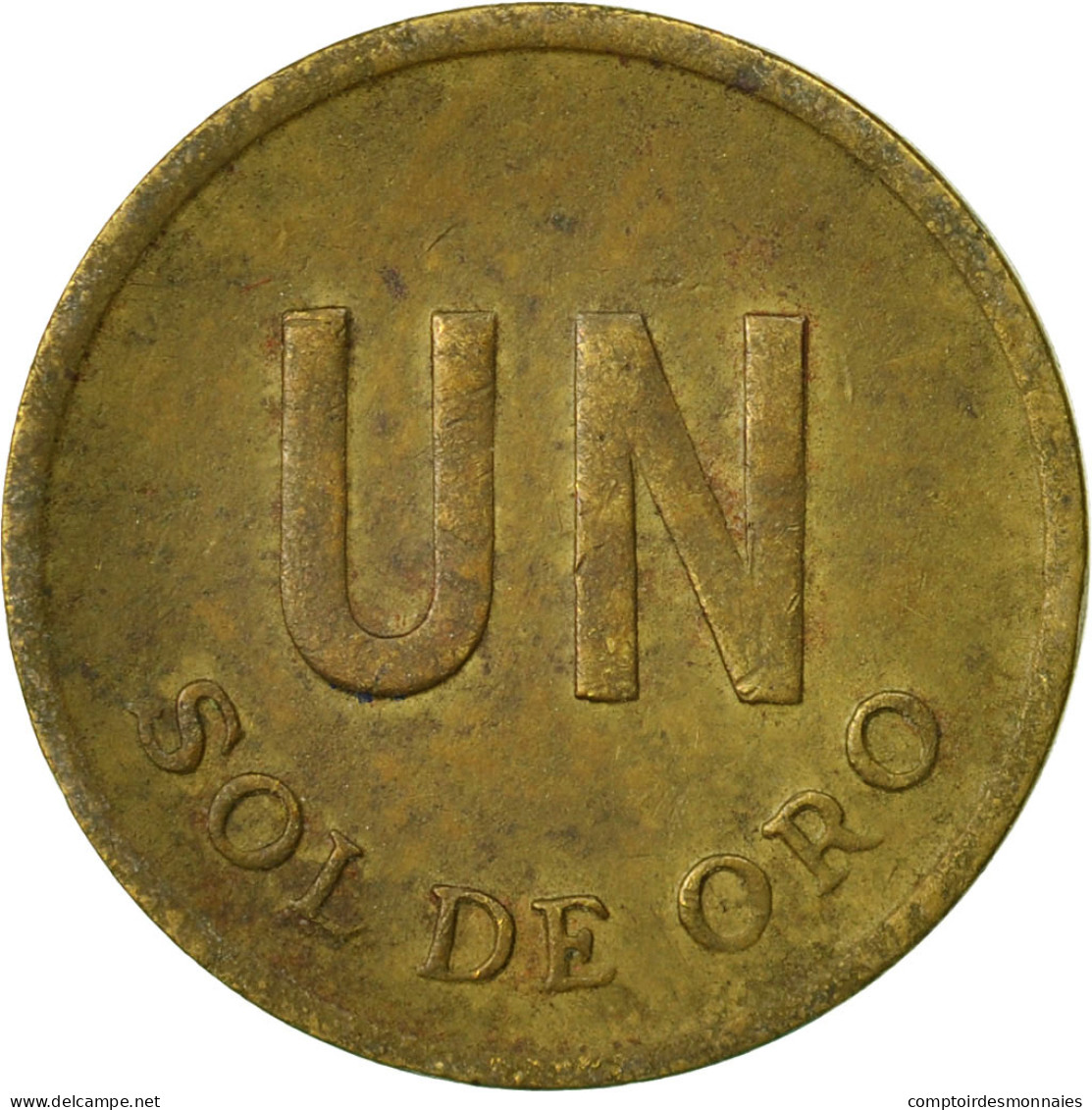 Monnaie, Pérou, Sol, 1976, Lima, TTB, Laiton, KM:266.1 - Pérou