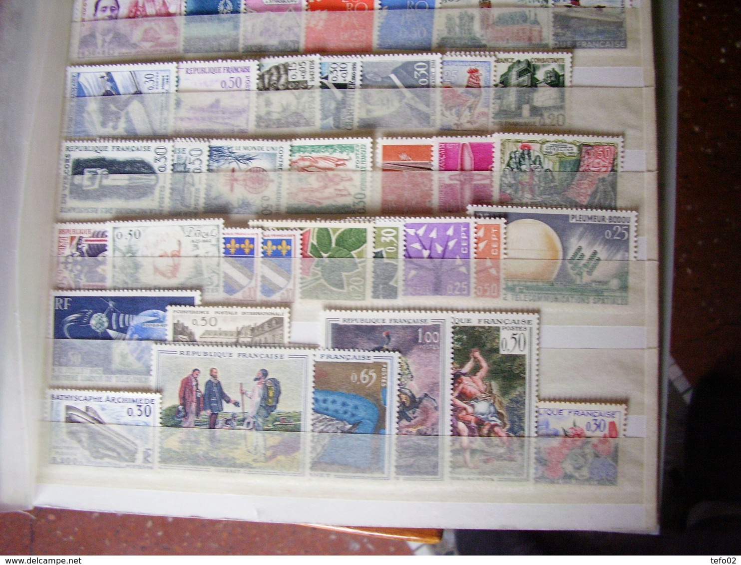 Francia. Collezione MLH/MNH Dal 1960 Al 1970. 7 Foto - Collections