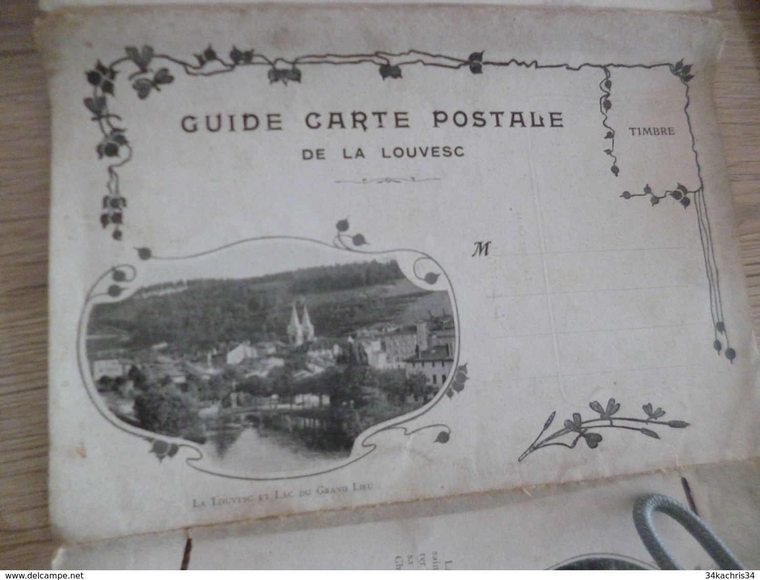 Guide Carte Postale 3 Volets La Louvesc à Rafraichir Mais Rare - La Louvesc