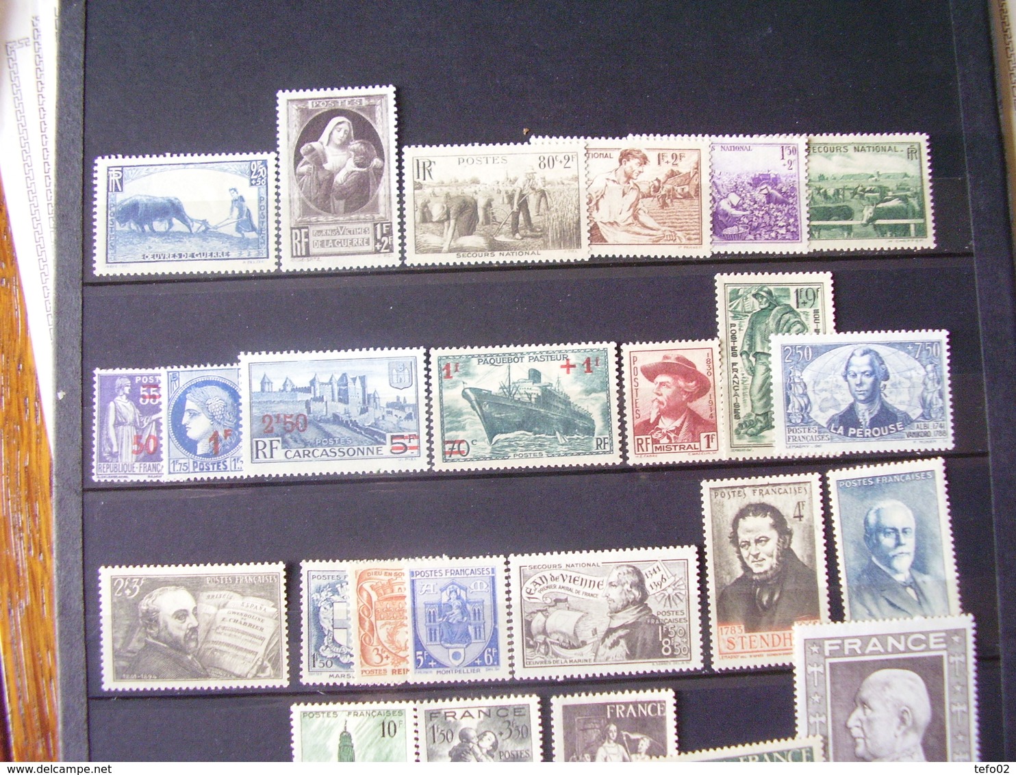 Francia. Resti Di Collezione MLH/MNH Dal 1910. 18 Foto - Collections