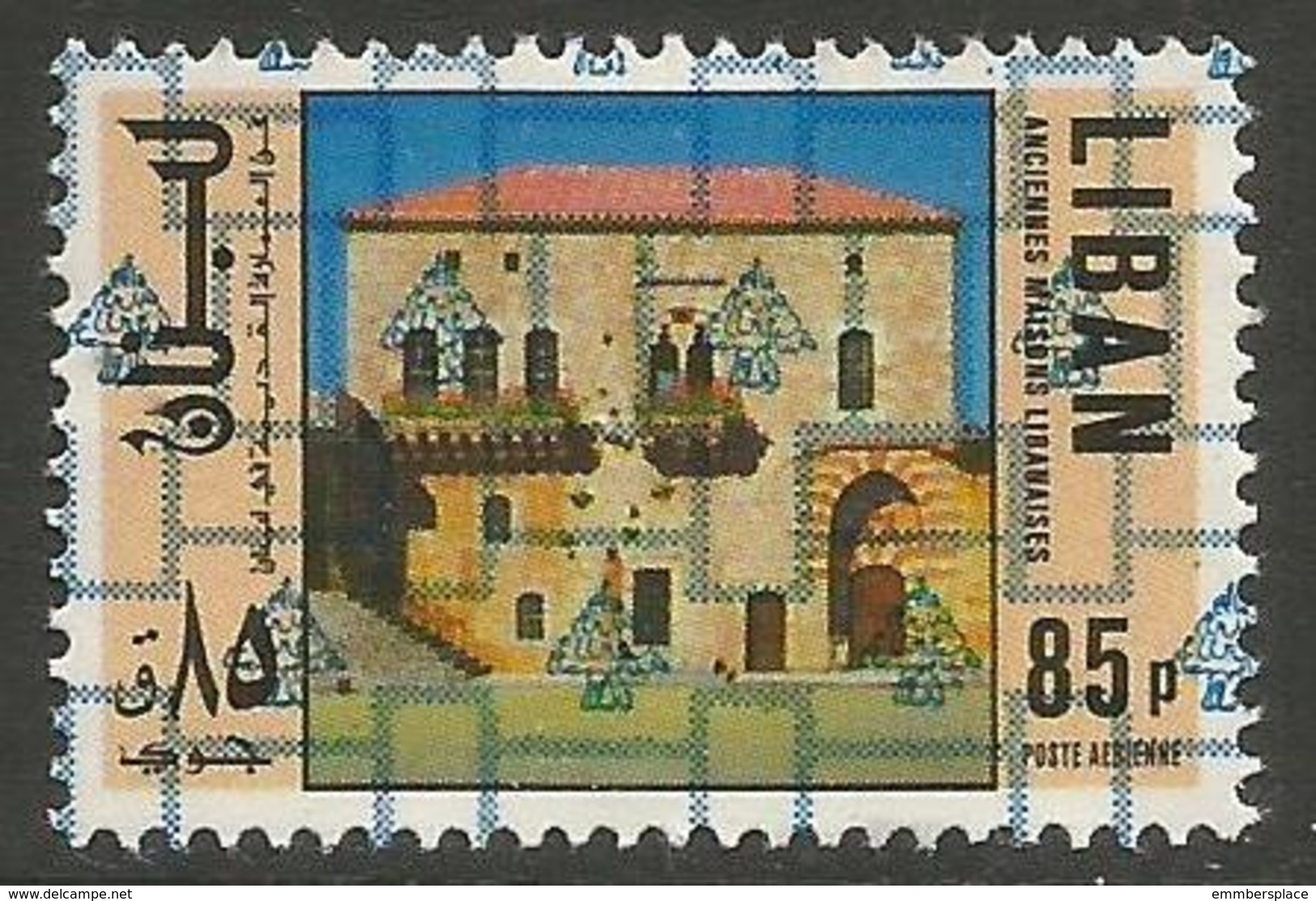 Lebanon - 1978 House O/print 85pi  MNH **    Mi 1276  Sc C780 - Lebanon