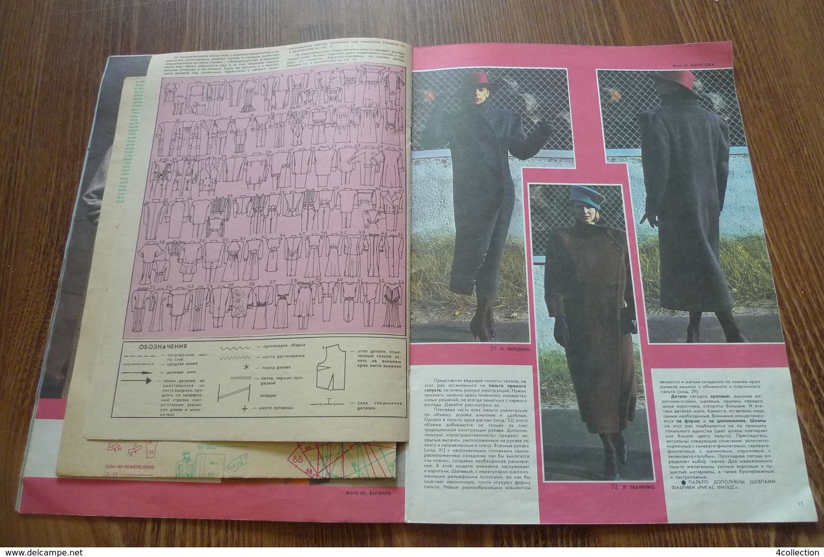 USSR Soviet Latvia Fashion Magazine RIGAS MODES Spring 1987 RARE MODA with PATTERN Riga Models House