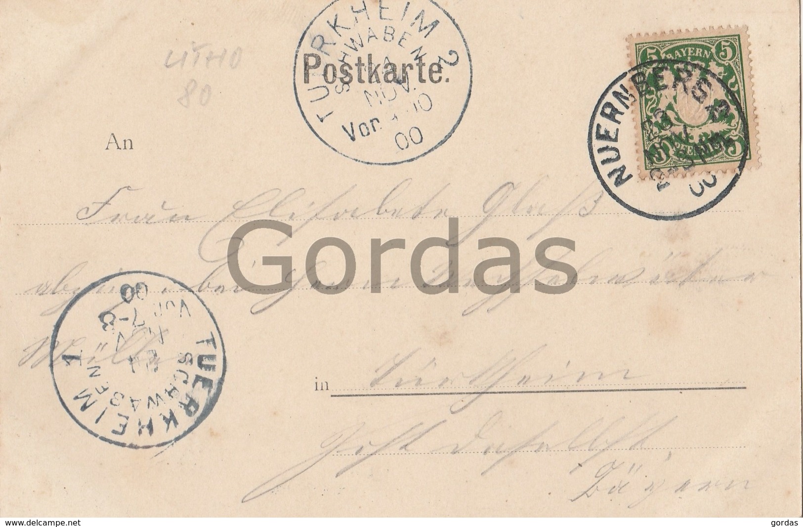 Germany - Gruss Aus Furth - Litho - Fuerth